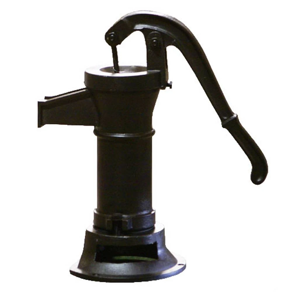 Kleine Gietijzeren Handzwengelpomp 1 Kleine Gietijzeren Handzwengelpomp