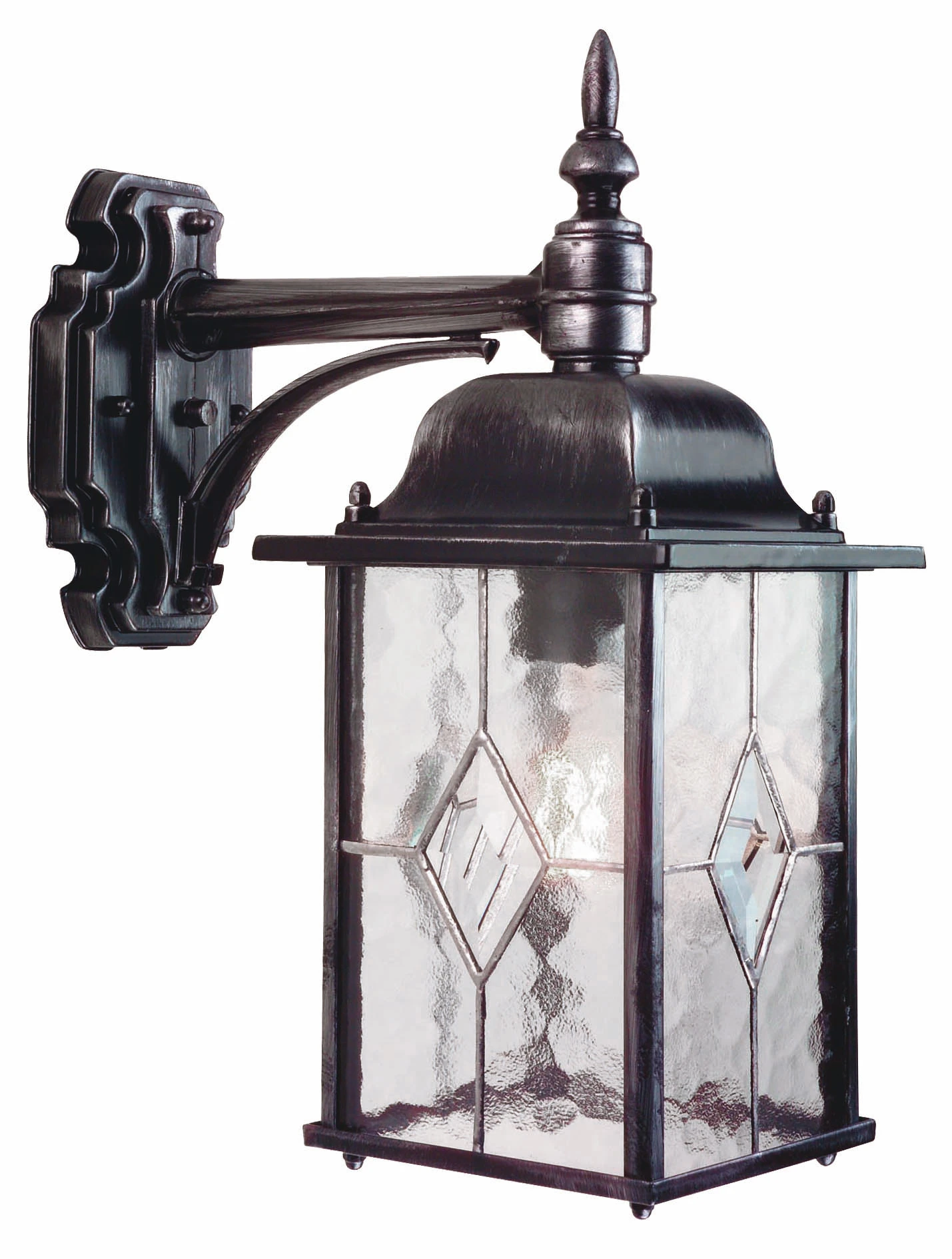 Franssen Franssen Gevellamp Hangend Wexford Zwart/zilver - 12V 1 Franssen Franssen Gevellamp Hangend Wexford Zwart/zilver - 12V