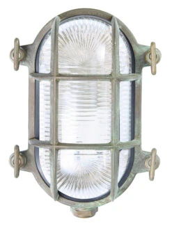 Franssen Franssen Gevellamp Maritiem Bull-eye Compact Verkoperd-messing - 12V