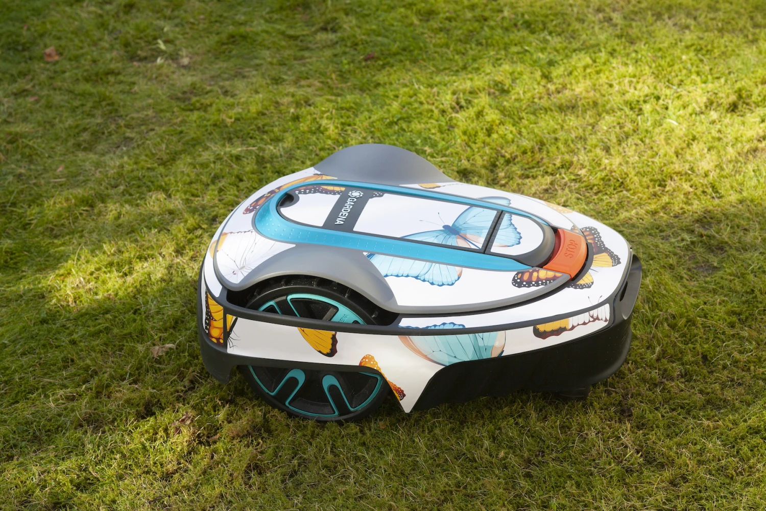 Twinckels Outfit Voor Gardena Robotmaaier 250/350/500 - Vlinder 3 2 Twinckels Outfit Voor Gardena Robotmaaier 250/350/500 - Vlinder 3 - Afbeelding 2