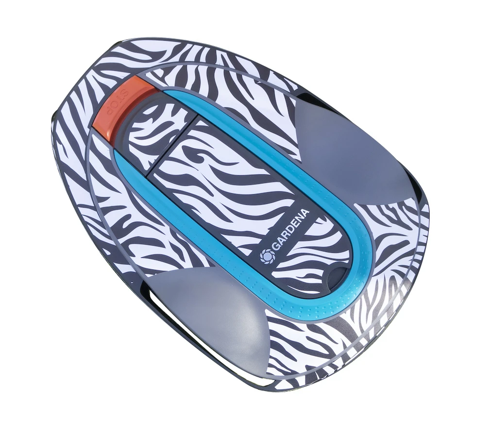 Twinckels Outfit Voor Gardena Robotmaaier 250/350/500 - Zebra 2 2 Twinckels Outfit Voor Gardena Robotmaaier 250/350/500 - Zebra 2 - Afbeelding 2