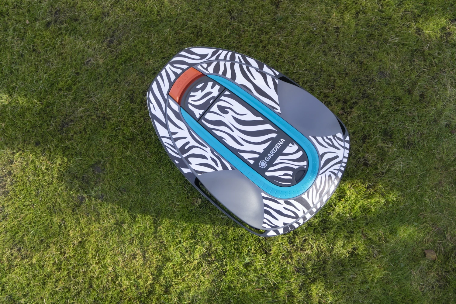 Twinckels Outfit Voor Gardena Robotmaaier 250/350/500 - Zebra 2 3 Twinckels Outfit Voor Gardena Robotmaaier 250/350/500 - Zebra 2 - Afbeelding 3