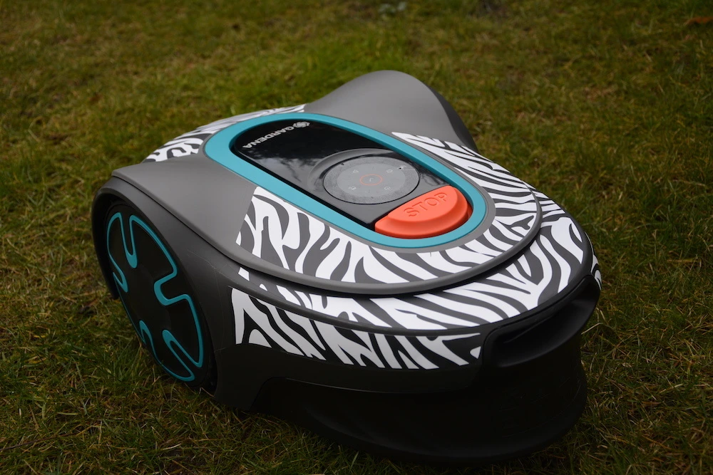 Twinckels Outfit Voor Gardena Robotmaaier 250/350/500 - Zebra 2 9 Twinckels Outfit Voor Gardena Robotmaaier 250/350/500 - Zebra 2 - Afbeelding 9